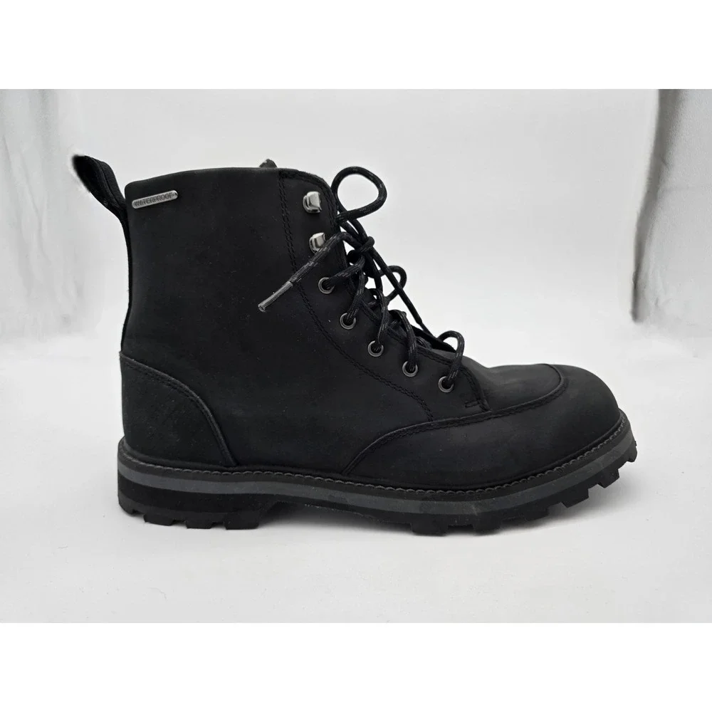 Muck Boot Men's Waterproof Foreman Leather Boots Sz 12.5 Black LMF-000